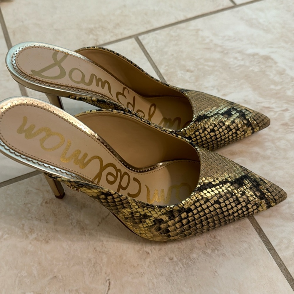 Sam Edelman Snake Print Leather Addilyn Shoe